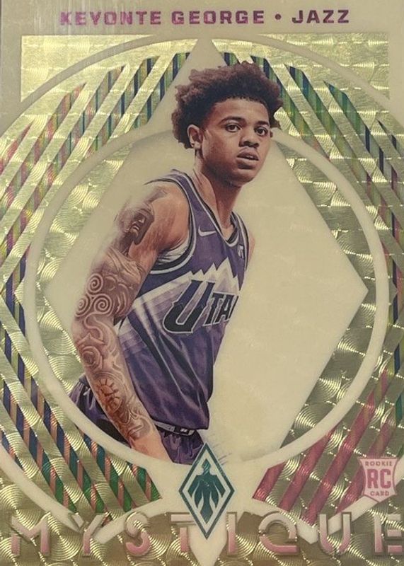 Keyonte George 2023 Phoenix #20 Mystique - Gold Vinyl /1 Rookie RAW