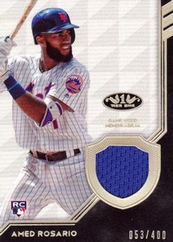 Amed Rosario 2018 Topps Tier One #T1R-AR Tier One Relics /335 Rookie RAW
