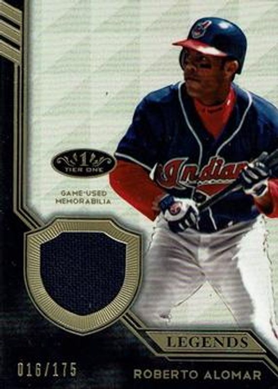 Roberto Alomar 2018 Topps Tier One #T1RL-RA Tier One Legends Relics /175 RAW