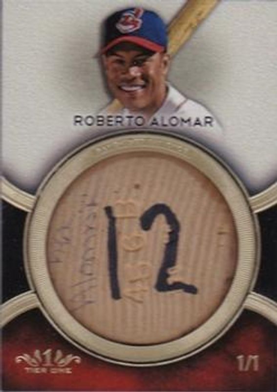Roberto Alomar 2018 Topps Tier One #T1BK-RA Tier One Bat Knobs /1 RAW