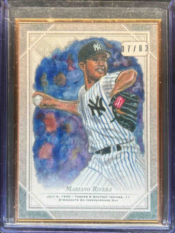 Mariano Rivera 2018 Topps Transcendent #OS-MR Origins Sketch Reproductions /83 RAW