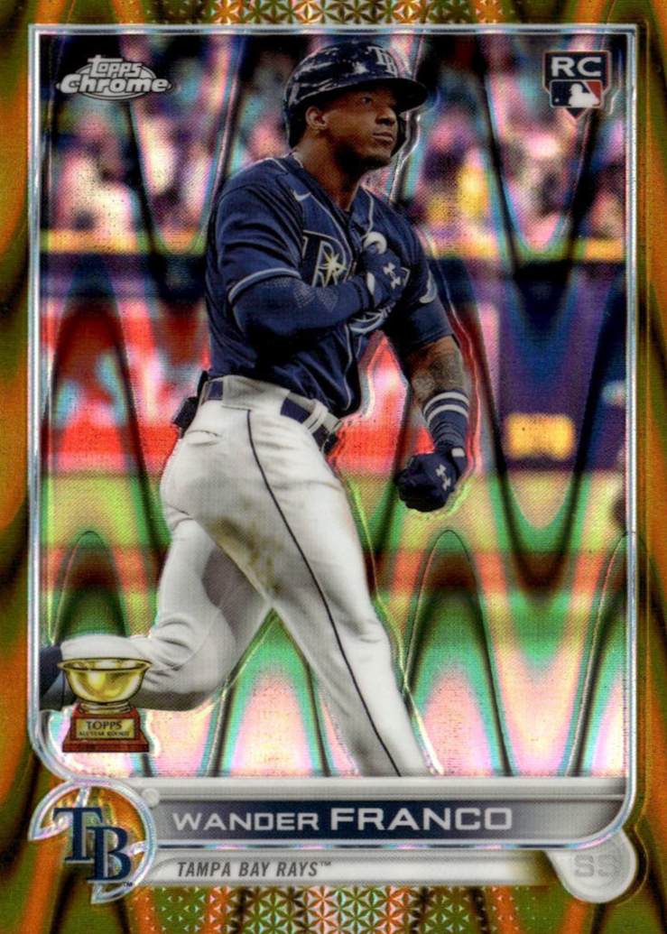 Wander Franco 2022 Topps Chrome Sonic #35 Gold RayWave Refractor