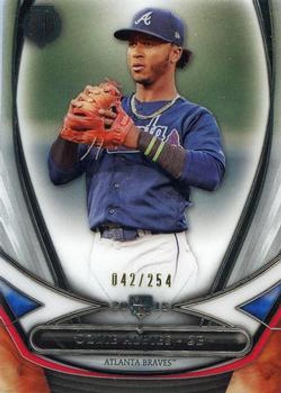 Ozzie Albies 2018 Topps Tribute #18R-4 2018 Rookies /254 RAW