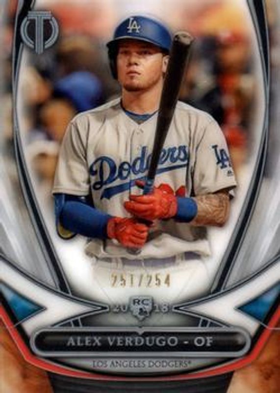 Alex Verdugo 2018 Topps Tribute #18R-3 2018 Rookies /254 RAW