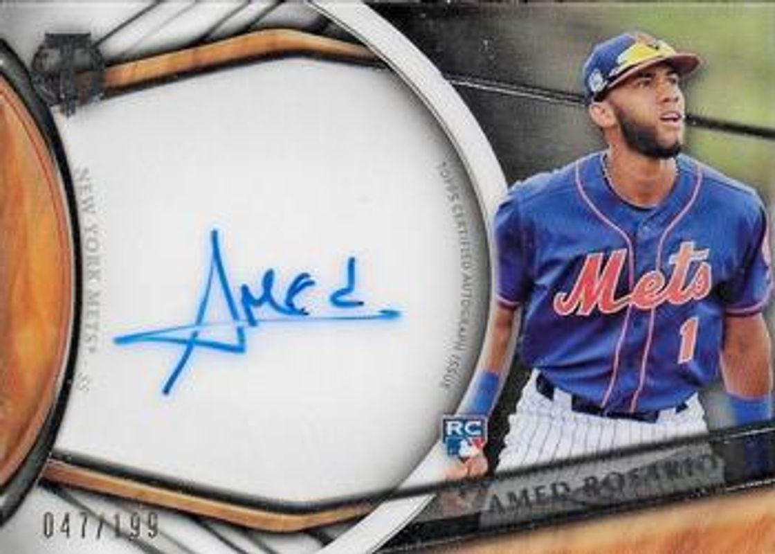 Amed Rosario 2018 Topps Tribute #TA-ARO Autographs /110 Rookie RAW