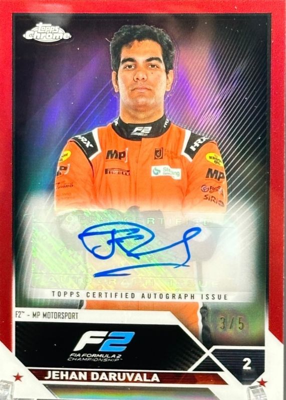 2023 Topps Chrome Formula 1 #CAC-JDI Autographs - Red Refractor /5