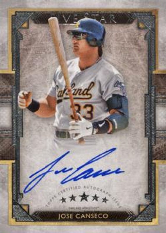 Jose Canseco 2018 Topps Five Star #FSA-JC Base RAW