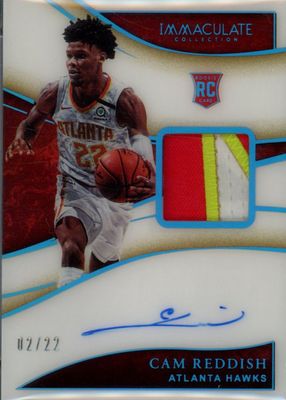 2019 Immaculate #101 Rookie Patch Auto - Jersey Number (/22)