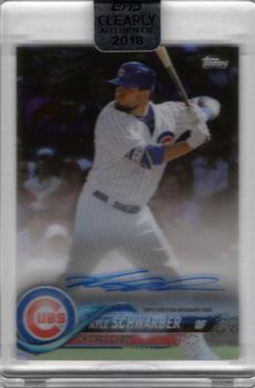 Kyle Schwarber 2018 Clearly Authentic #CAA-KS Base RAW