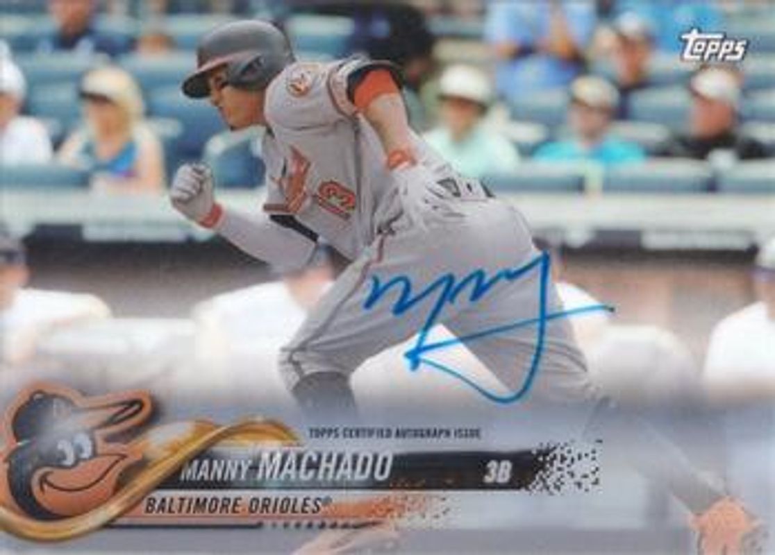 Manny Machado 2018 Clearly Authentic #CAA-MM Base RAW