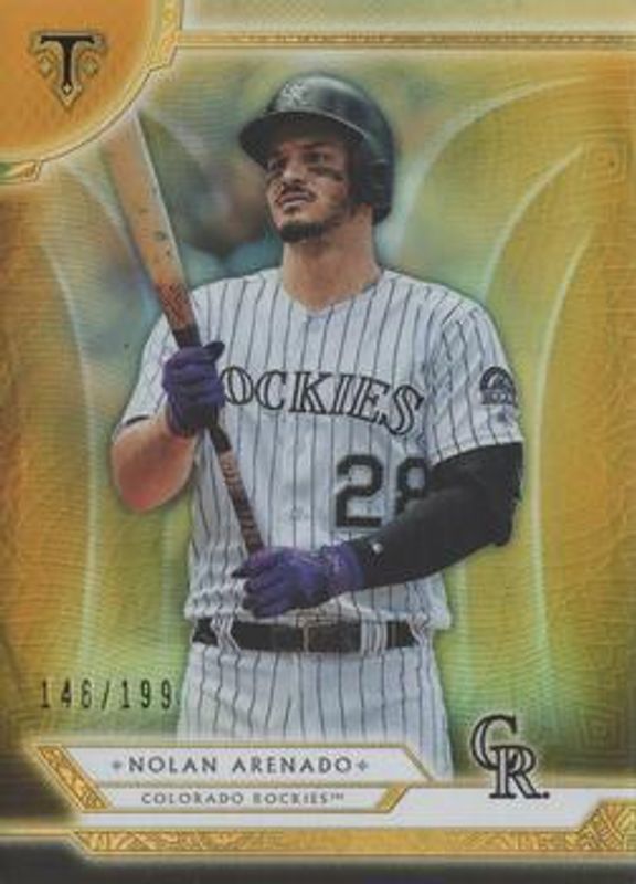 Nolan Arenado 2018 Topps Triple Threads #11 Amber /199 RAW