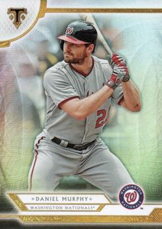 Daniel Murphy 2018 Topps Triple Threads #60 Base RAW