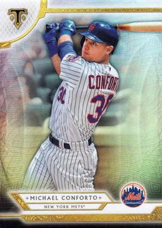 Michael Conforto 2018 Topps Triple Threads #40 Base RAW