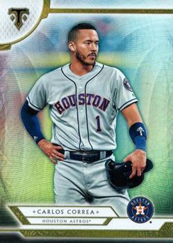 Carlos Correa 2018 Topps Triple Threads #14 Base RAW