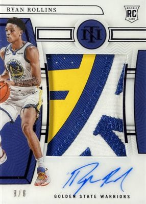 2022 National Treasures #141 Rookie Patch Auto - Purple FOTL /8