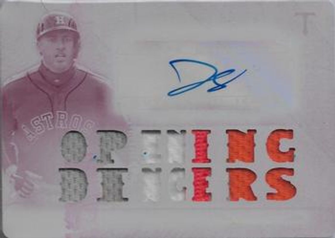 George Springer 2018 Topps Triple Threads #TTAR-GSP3 Autographs Relics White Whale - Printing Plates Magenta /1 RAW