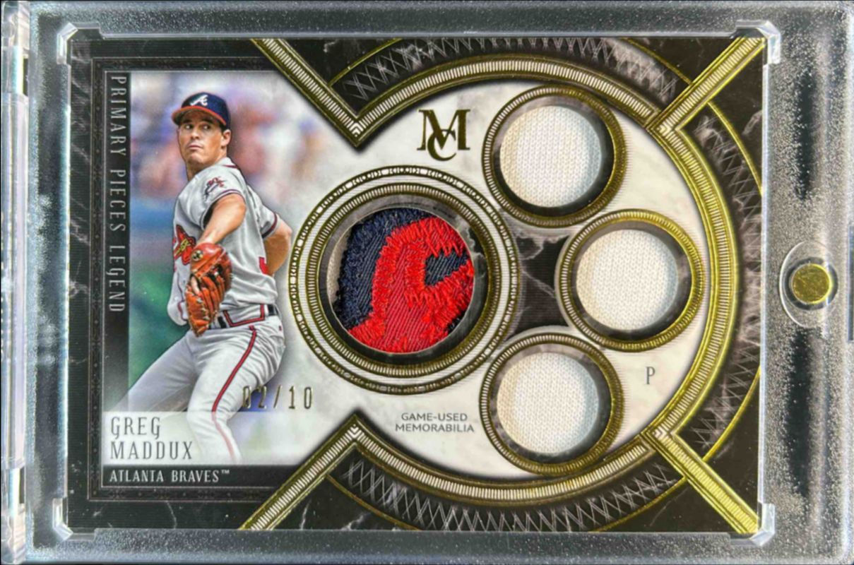 Greg Maddux 2018 Topps Museum Collection #SPQL-GM Primary Pieces