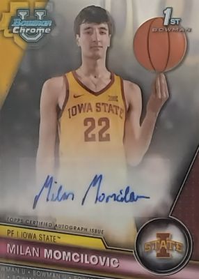 2023 Bowman Chrome University #BCPA-MM Prospect Auto - Lava Refractor /199 (1st)