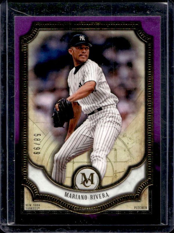 Mariano Rivera 2018 Topps Museum Collection #99 Amethyst /99 RAW
