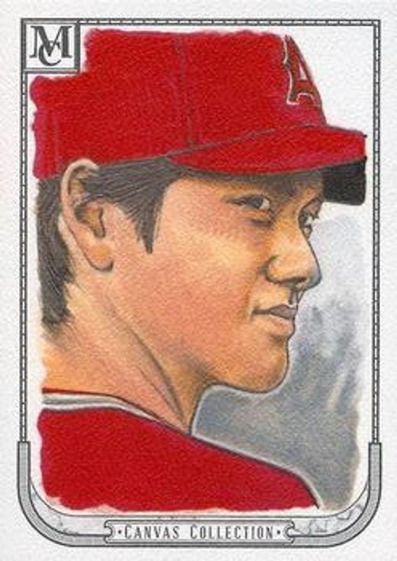 Shohei Ohtani 2018 Topps Museum Collection #CC-44 Canvas Collection Reprints Rookie RAW