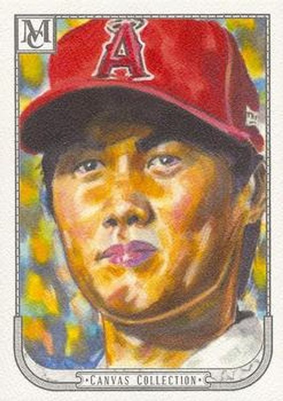 Shohei Ohtani 2018 Topps Museum Collection #CC-26 Canvas Collection Reprints Rookie RAW