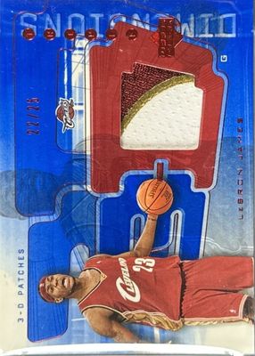 2003 Upper Deck Triple Dimensions #3DPJ13 3-D Patches /25