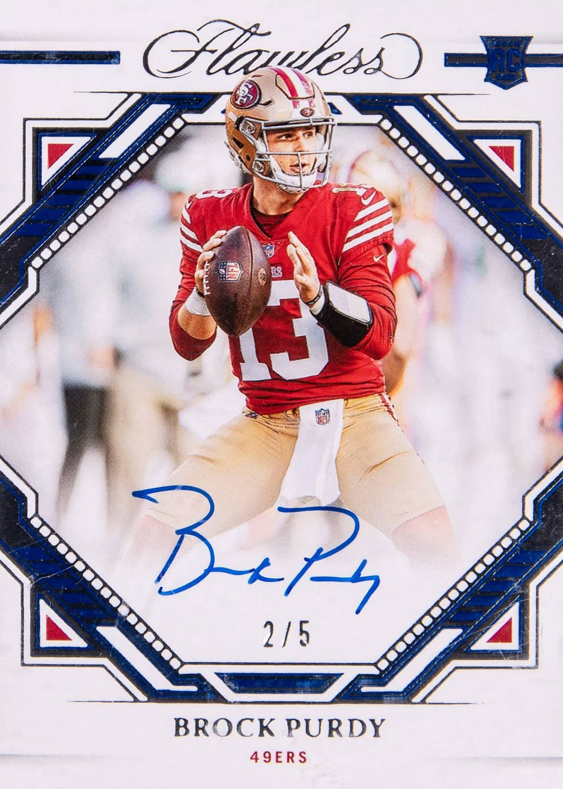 Brock Purdy 2022 Flawless #RFS-BP Rookie Frame Signatures - Sterling ...