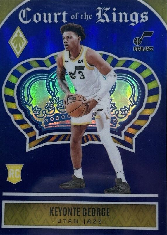 Keyonte George 2023 Phoenix #6 Court of the Kings - Blue /25 Rookie RAW