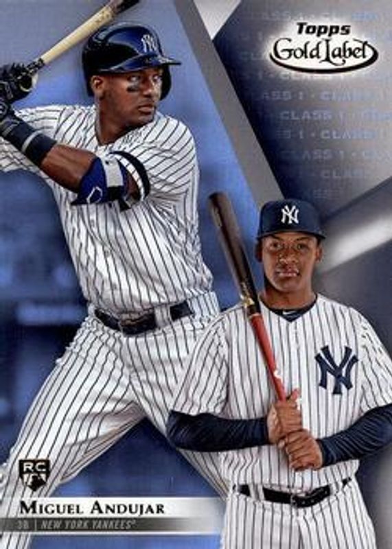 Miguel Andujar 2018 Topps Gold Label #75 Class 1 Rookie RAW