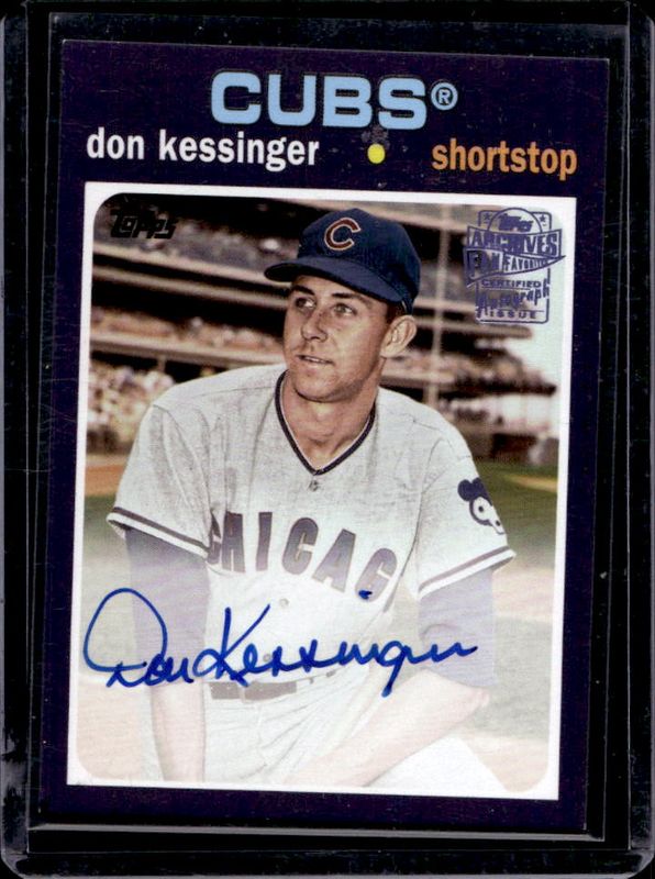 2018 Topps Archives #FFA-DK Fan Favorites Autographs - Purple /150