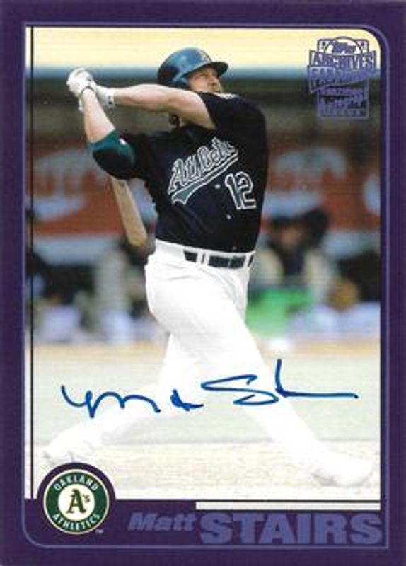 2018 Topps Archives #FFA-MS Fan Favorites Autographs - Purple /150