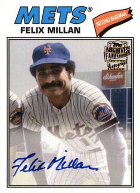 2018 Topps Archives #FFA-FM Fan Favorites Autographs