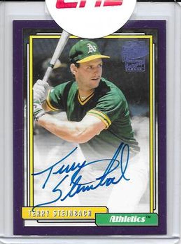 2018 Topps Archives #FFA-TS Fan Favorites Autographs - Purple /150