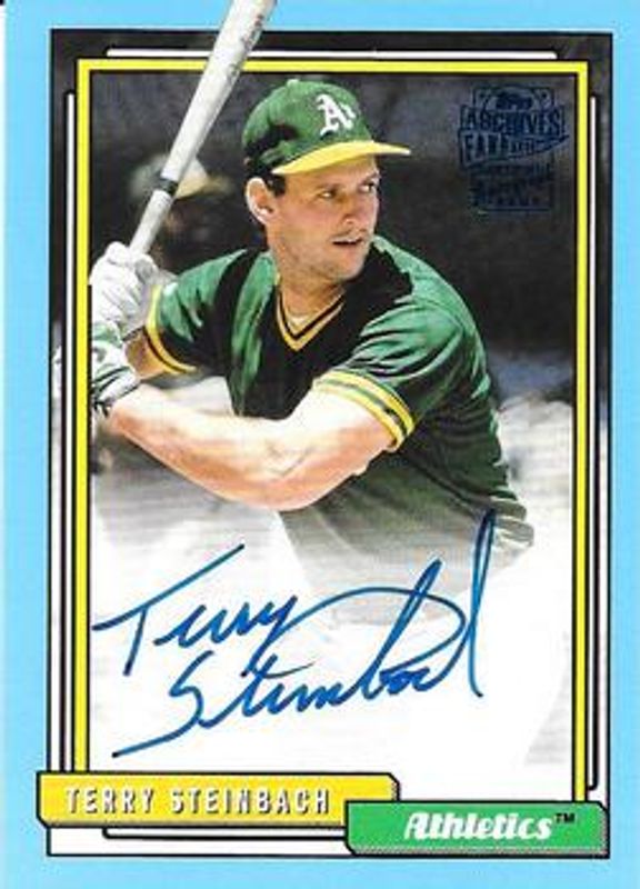 2018 Topps Archives #FFA-TS Fan Favorites Autographs - Blue /25