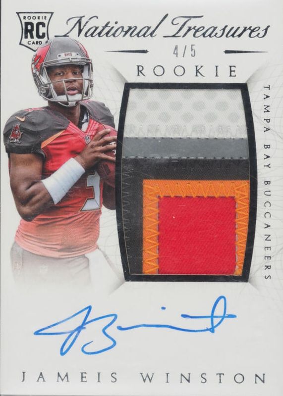 2015 National Treasures #107 Rookie Patch Auto - Black /5