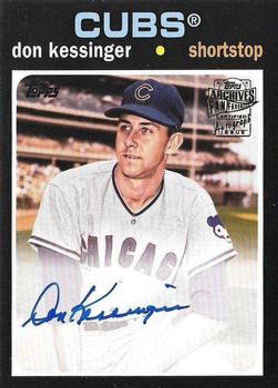 2018 Topps Archives #FFA-DK Fan Favorites Autographs