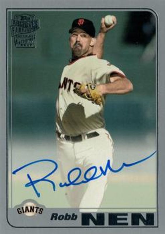 2018 Topps Archives #FFA-RN Fan Favorites Autographs - Silver /99