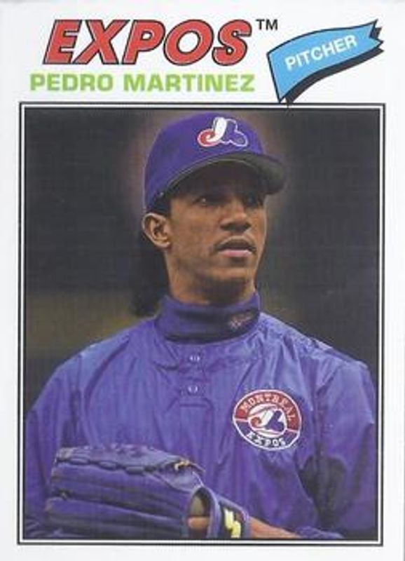 Pedro Martinez 2018 Topps Archives #140 1959 & 1977 Signatures Omissions RAW