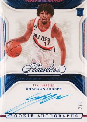 2022 Flawless #RA-SHS Rookie Autographs - Blue /8