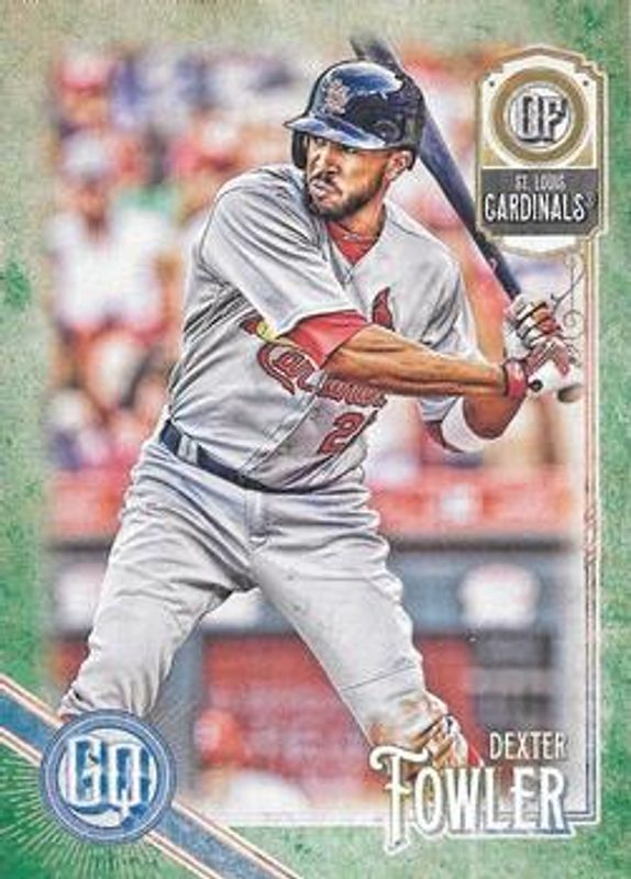 Dexter Fowler 2018 Topps Gypsy Queen #261 Green RAW