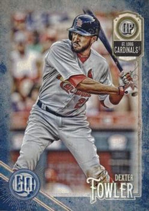 Dexter Fowler 2018 Topps Gypsy Queen #261 Indigo /250 RAW