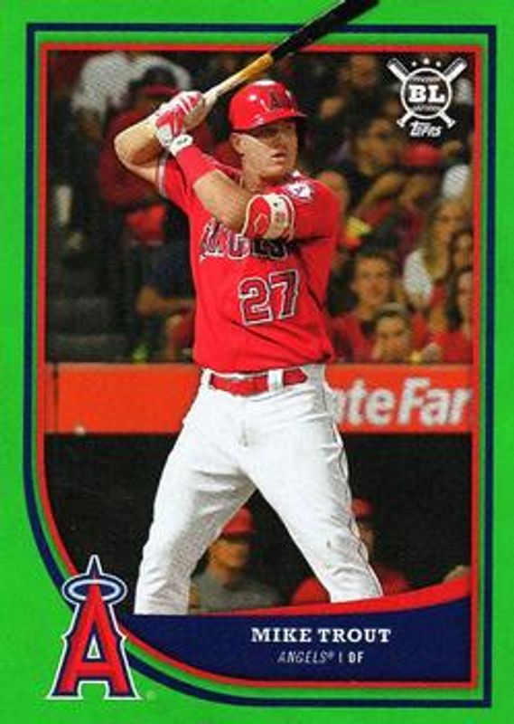 Mike Trout 2018 Topps Big League #B1 Box Cut Outs RAW