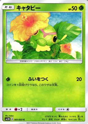 2017 Japanese Sun & Moon: Darkness that Consumes Light #001/051 Base