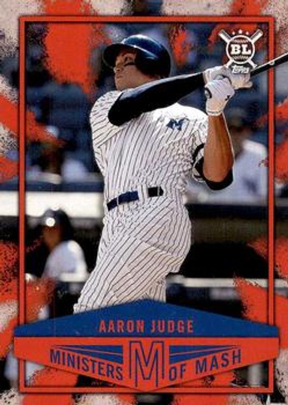 Aaron Judge 2018 Topps Big League #MI-1 Ministers of Mash RAW