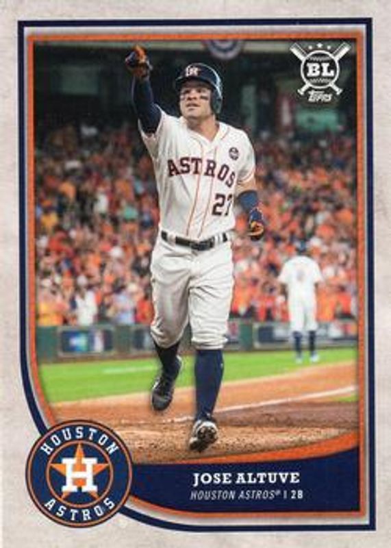 Jose Altuve 2018 Topps Big League #104c Base RAW