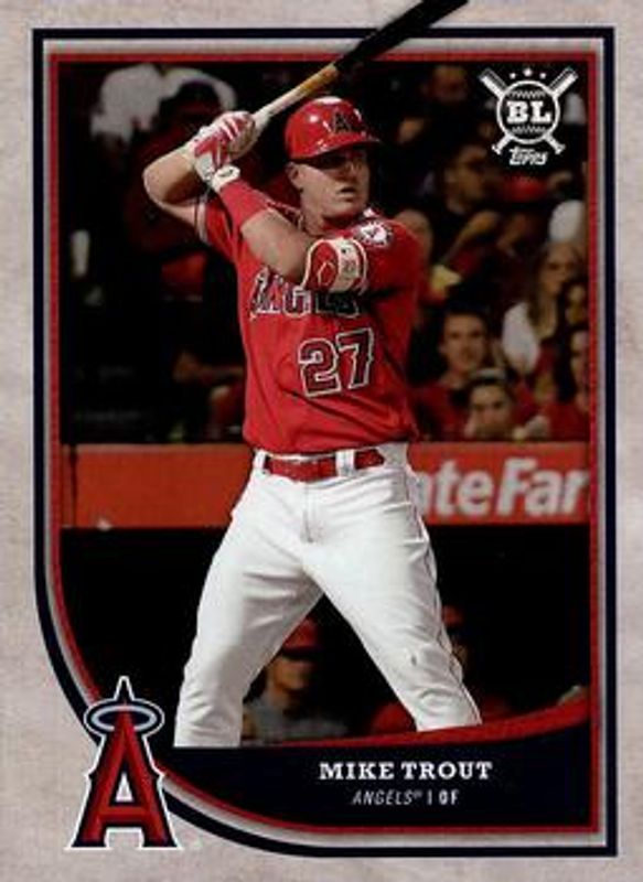 Mike Trout 2018 Topps Big League #150 Base RAW
