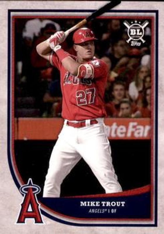 Mike Trout 2018 Topps Big League #150c Base RAW