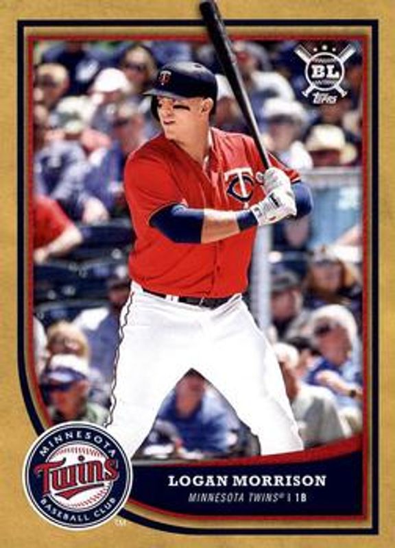 Logan Morrison 2018 Topps Big League #163 Gold RAW