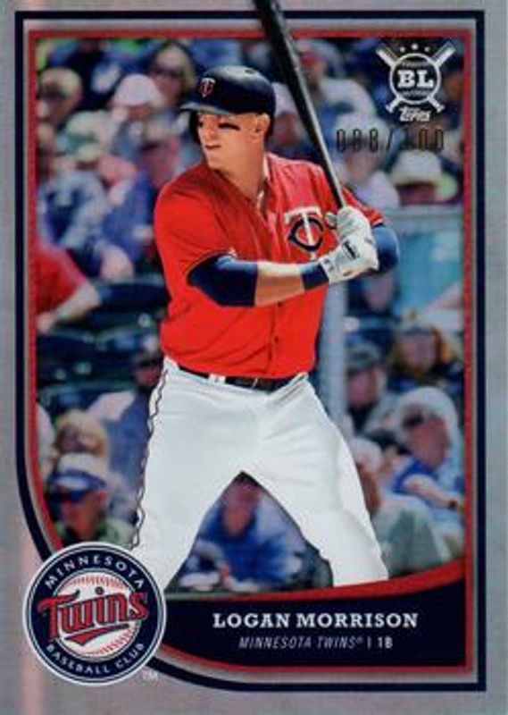 Logan Morrison 2018 Topps Big League #163 Rainbow Foil /100 RAW