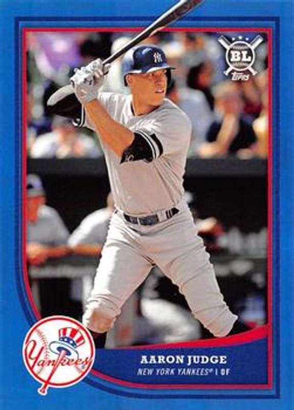 Aaron Judge 2018 Topps Big League #1 Blue RAW